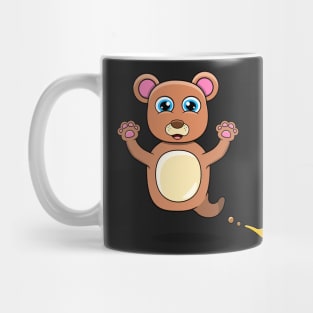 Cute Bear Ghost and Flying Mug